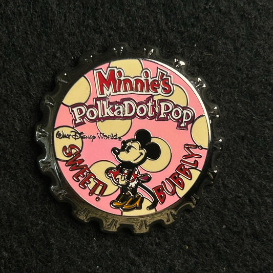 2003 - Minnie Mouse - Polkadot Pop - Bottle Cap - WDW - Disney Pin