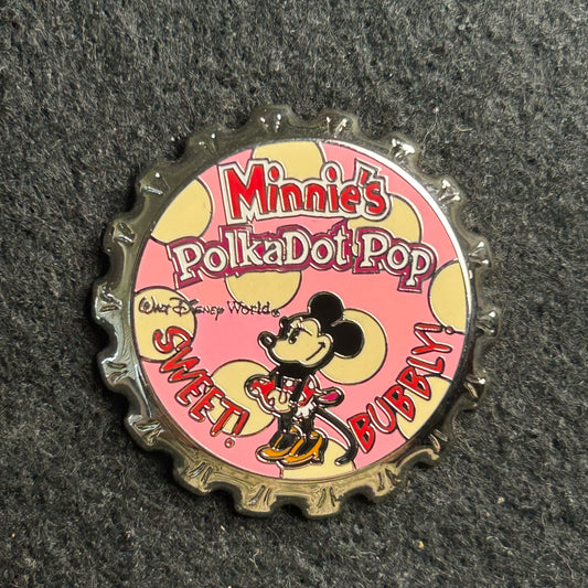 2003 - Minnie Mouse - Polkadot Pop - Bottle Cap - WDW - Disney Pin