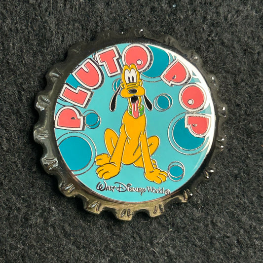 2003 - Vintage - Pluto Pop - Bottle Cap - WDW - Disney Pin