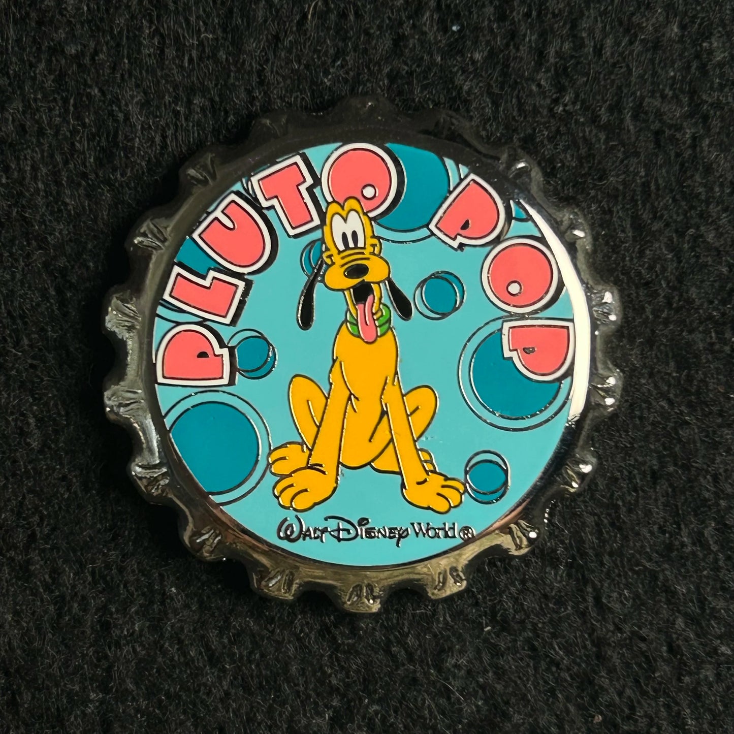2003 - Vintage - Pluto Pop - Bottle Cap - WDW - Disney Pin