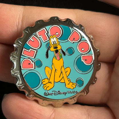 2003 - Vintage - Pluto Pop - Bottle Cap - WDW - Disney Pin