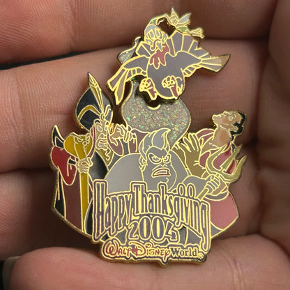 2004 - Ursula, Gaston, Jafar, Tinker Bell - Thanksgiving - LE 3,500 - Disney Pin