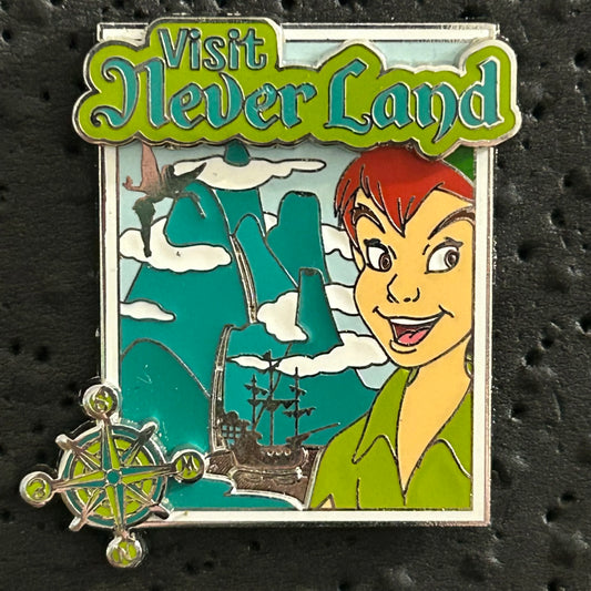 2021 - Peter Pan - Visit Neverland - LE 2,500 - Disney Pin