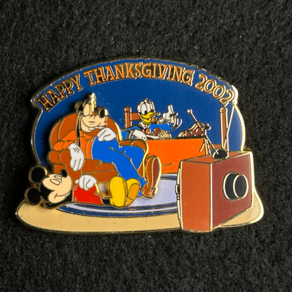 2002 - Mickey, Donald and Goofy - Thanksgiving - LE 3,500 - Disney Pin