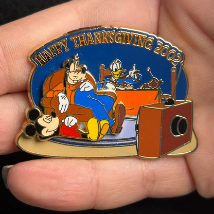 2002 - Mickey, Donald and Goofy - Thanksgiving - LE 3,500 - Disney Pin