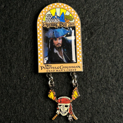 2006 - Jack - Pirates of the Caribbean - LE 2,000 - Cast Exclusive - Disney Pin
