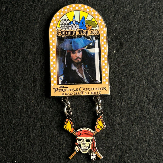 2006 - Jack - Pirates of the Caribbean - LE 2,000 - Cast Exclusive - Disney Pin