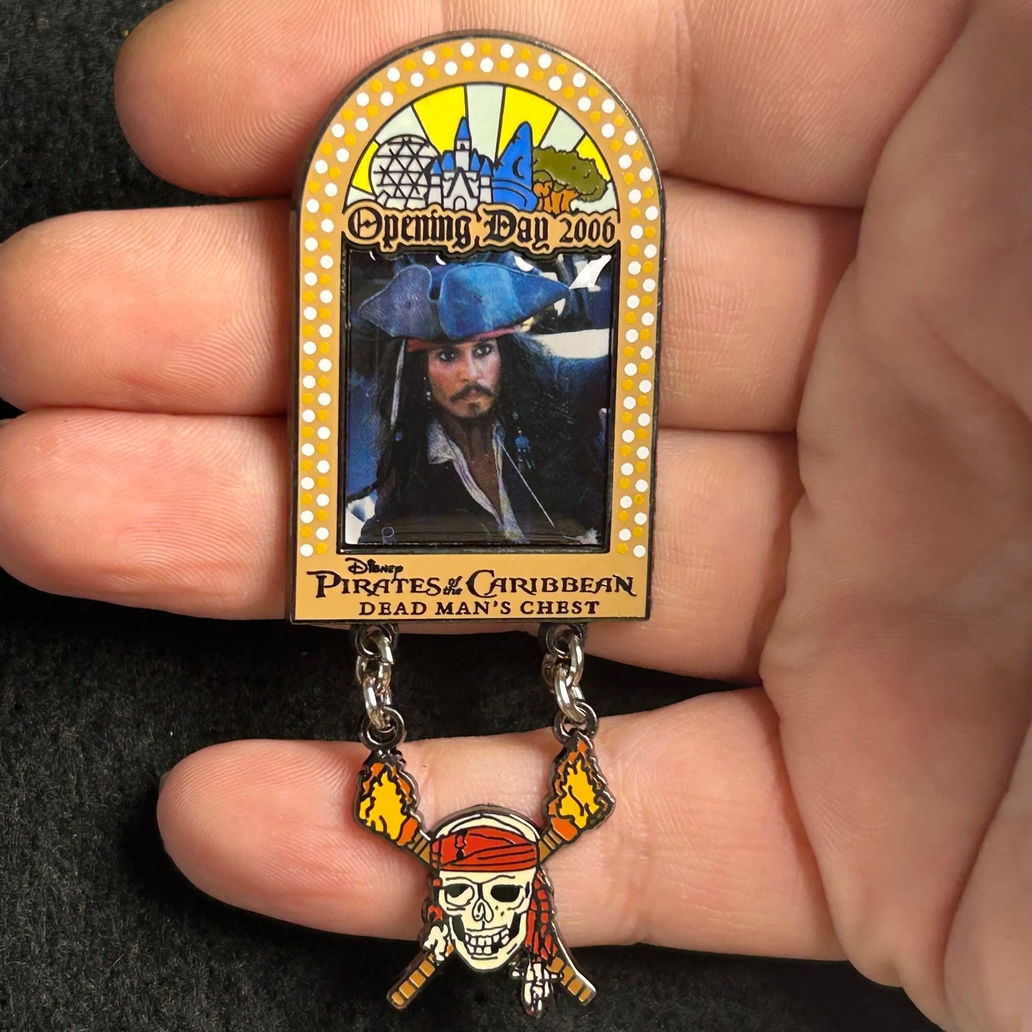 2006 - Jack - Pirates of the Caribbean - LE 2,000 - Cast Exclusive - Disney Pin