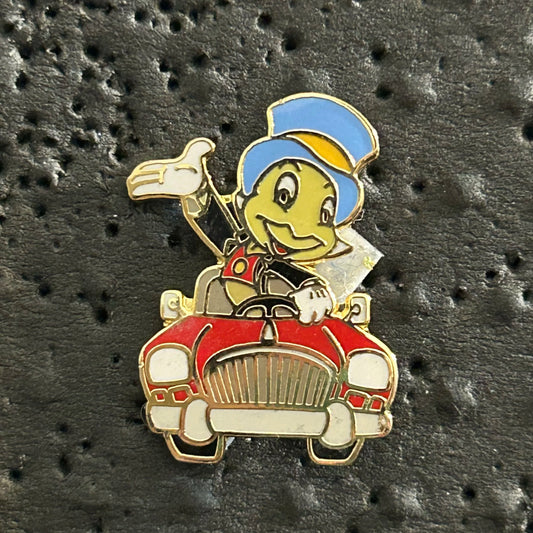 2018 - Jiminy Cricket - Driving Red Car - Pinocchio - AAA - LE - Tiny - Disney Pin