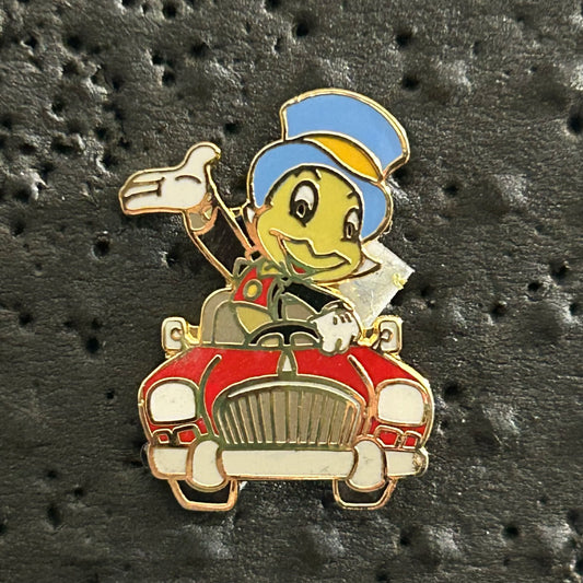 2018 - Jiminy Cricket - Driving Red Car - Pinocchio - AAA - LE - Tiny - Disney Pin