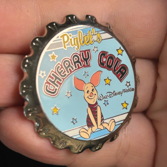 2003 - Piglet - Cherry Cola - Bottle Cap - WDW - Disney Pin