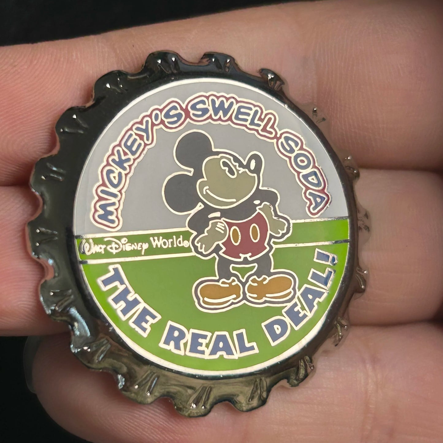 2003 - Mickey Mouse - Swell Soda - Bottle Cap - WDW - Disney Pin