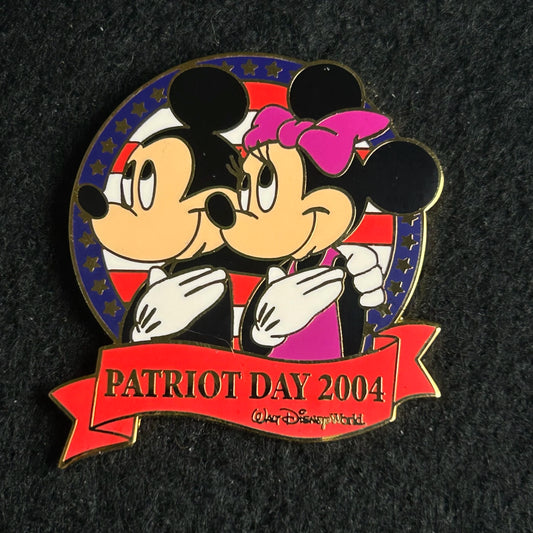 2004 - Mickey and Minnie Mouse - Patriot Day - LE 2,500 - Disney Pin