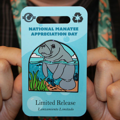 2025 - West Indian Manatee - National Manatee Appreciation Day - Ocean Creatures Series - LR Pin - Pin Hive Exclusive