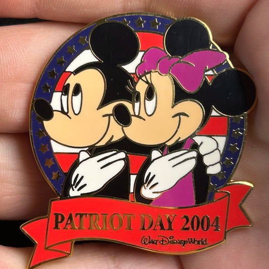 2004 - Mickey and Minnie Mouse - Patriot Day - LE 2,500 - Disney Pin
