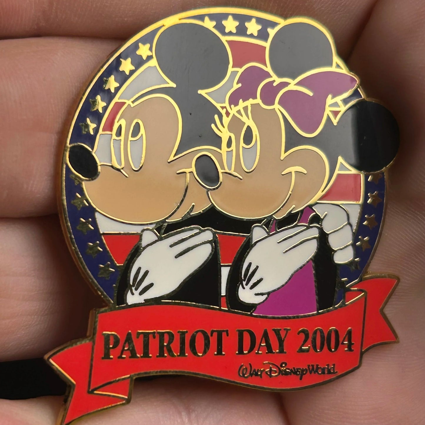 2004 - Mickey and Minnie Mouse - Patriot Day - LE 2,500 - Disney Pin
