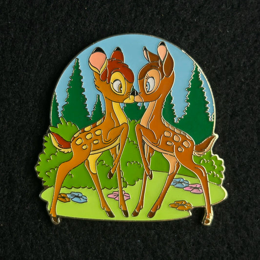 2022 - Bambi and Faline - Boxlunch - Loving Circle Frame Series - Disney Pin