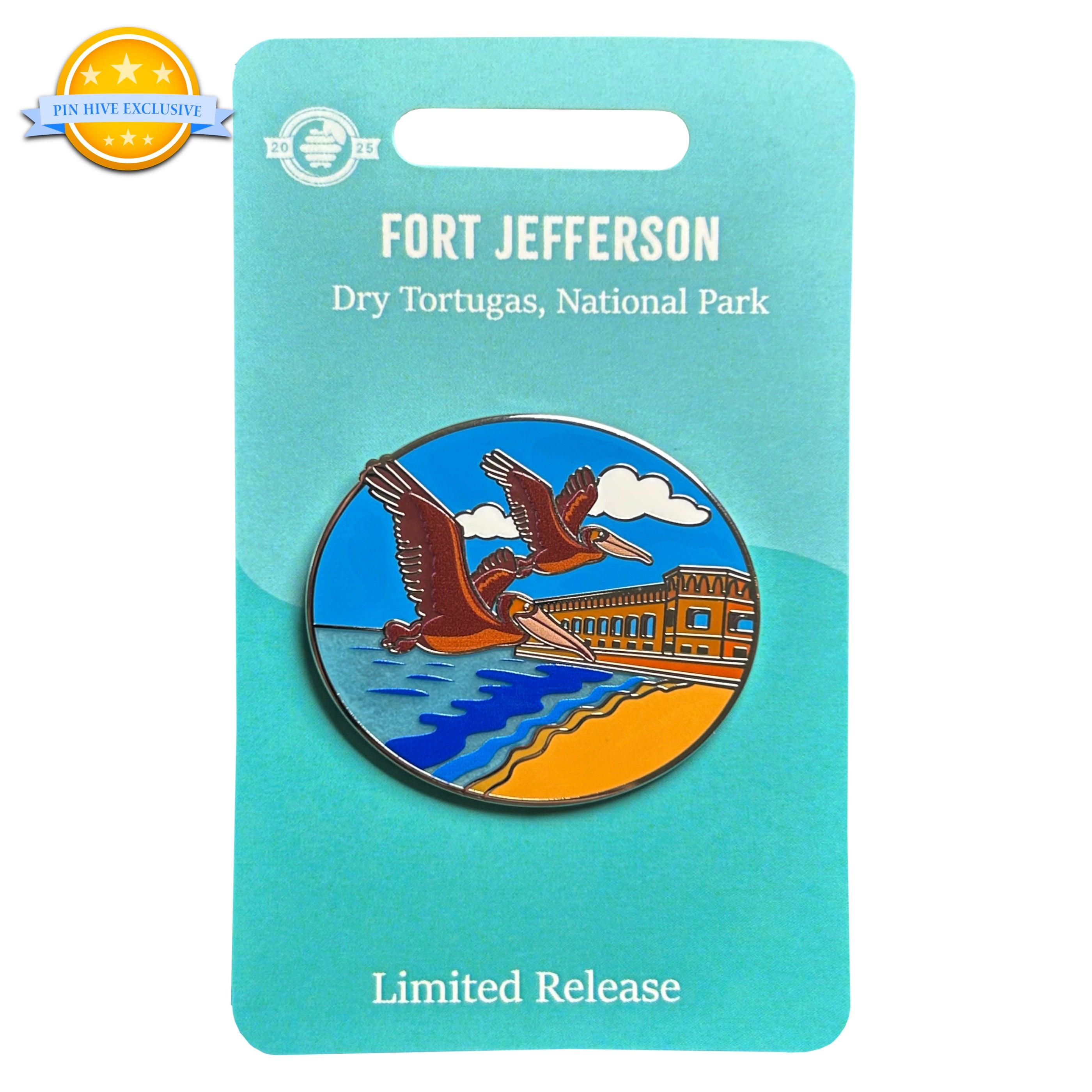 Pelícanos en South Beach Pin