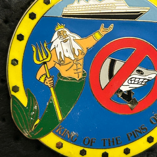 FANTASY - King Triton - Little Mermaid - Cruise Line Port Hole - Limited Edition 250 - Pin
