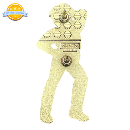 2025 - Protect and Serve - Sassy Policeman - 24 k Gold Plated Pin - Hive Exclusive