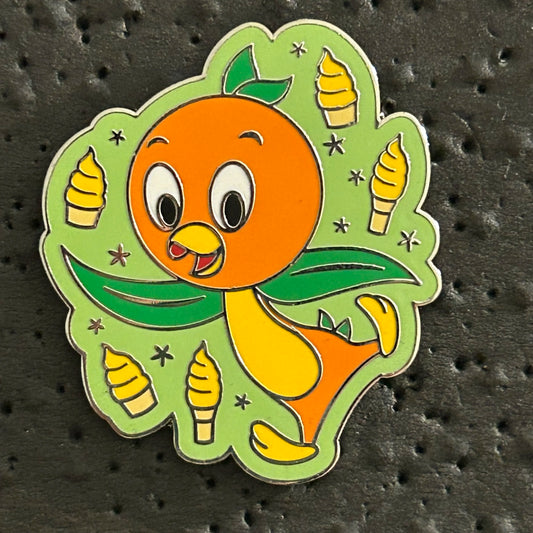 2024 - Orange Bird - Dole Whip - Green - Disney Pin
