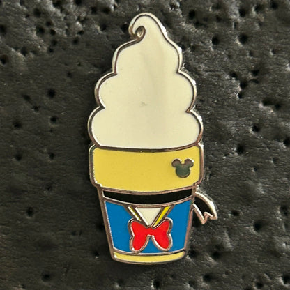 2018 - Donald Duck - Ice Cream - Hidden Mickey - Disney Pin
