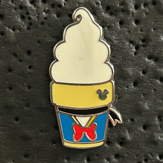 2018 - Donald Duck - Ice Cream - Hidden Mickey - Disney Pin