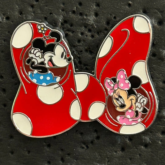 2024 - Minnie Mouse - Bow - Vintage vs Modern - Mystery Pin