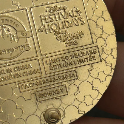 2023 - California Adventure - Festival of the Holidays - Christmas Ornament Style - DLR - LR - Pin