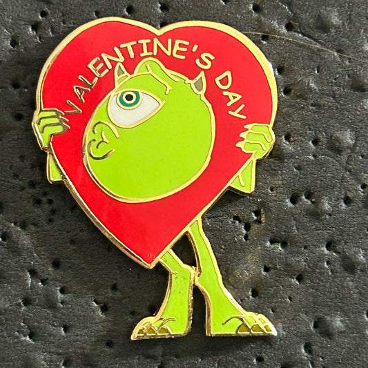 2003 - Mike Wazowski- Monsters Inc - Valentines Day - Disney Pin