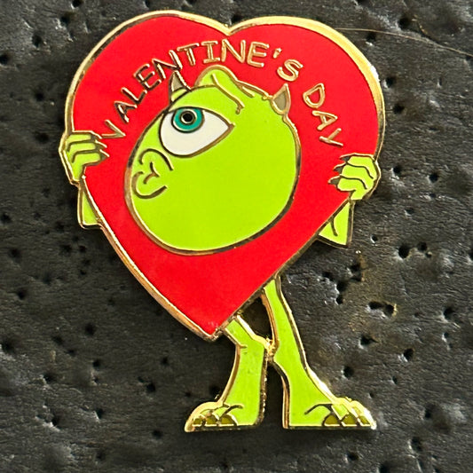 2003 - Mike Wazowski- Monsters Inc - Valentines Day - Disney Pin