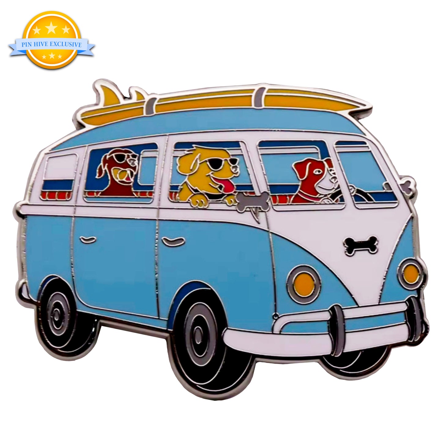 2025 - Canine Cruiser - Dogs Driving Bus - Limited Release - Hive Exclusive Pin