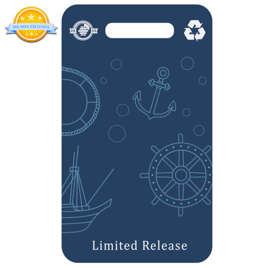 2025 - Pacific Sea Nettle Jellyfish Postage Stamp Pin - LR - Hive Exclusive