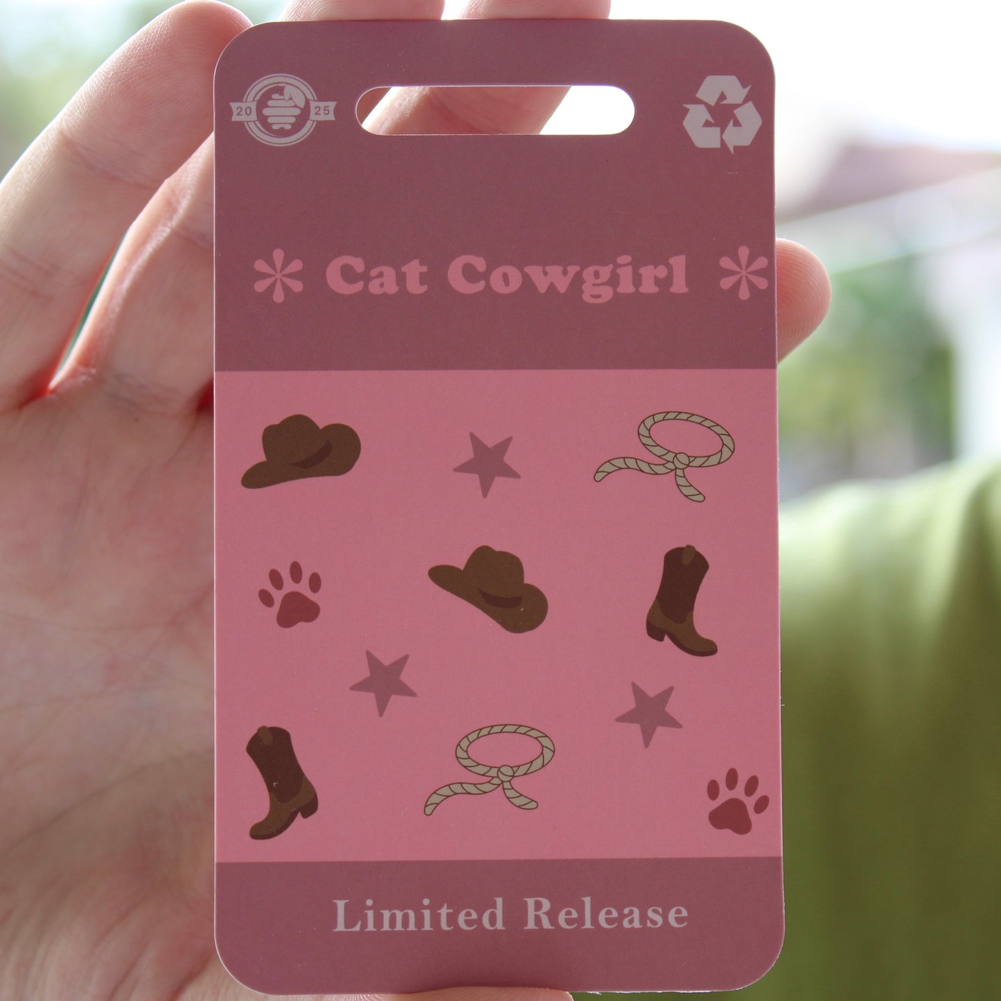 2025 - Cat Cowgirl - Critter Careers - Limited Release Pin