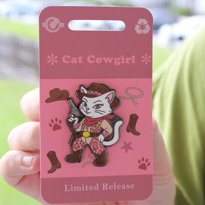 2025 - Cat Cowgirl - Critter Careers - Limited Release Pin