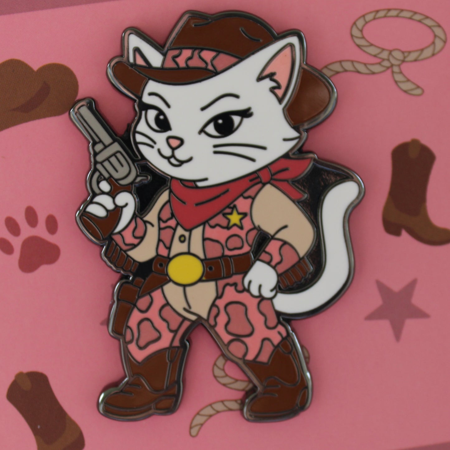 2025 - Cat Cowgirl - Critter Careers - Limited Release Pin