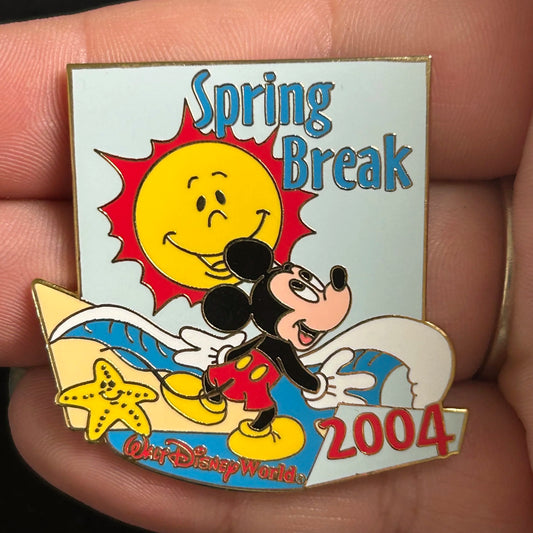 2004 - Mickey Mouse - At The Beach - Spring Break - LE 1,500 - Disney Pin