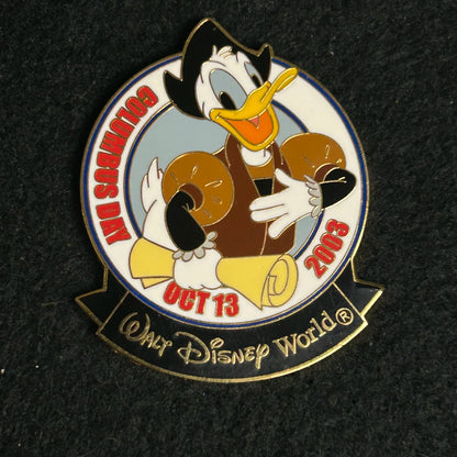2003 - Donald Duck - Columbus Day - WDW - LE 1,500 - Disney Pin