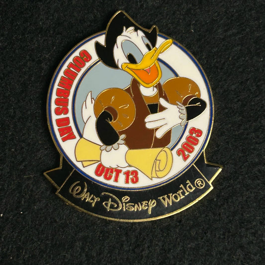 2003 - Donald Duck - Columbus Day - WDW - LE 1,500 - Disney Pin