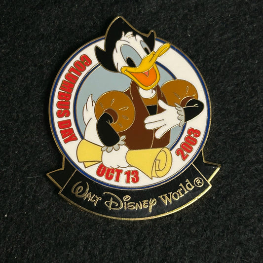 2003 - Donald Duck - Columbus Day - WDW - LE 1,500 - Disney Pin