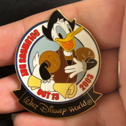 2003 - Donald Duck - Columbus Day - WDW - LE 1,500 - Disney Pin