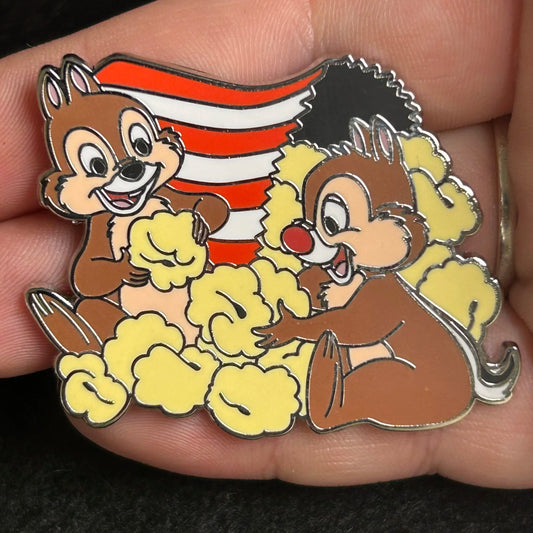 2025 - Chip and Dale - Eating Popcorn - Disney Pin