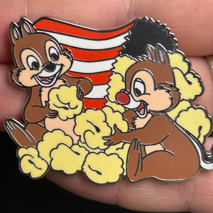 2025 - Chip and Dale - Eating Popcorn - Disney Pin