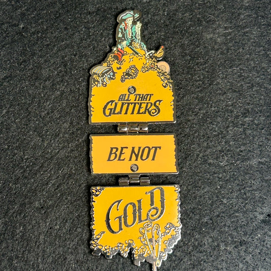 2025 - All That Glitters Be Not Gold - Pirates of the Caribbean - Hinge - Disney Pin