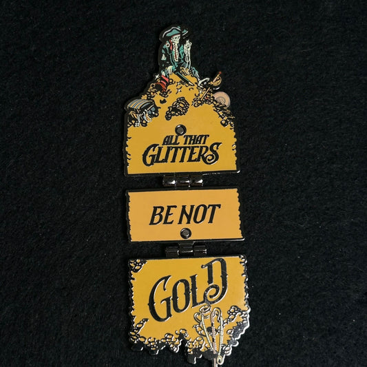 2025 - All That Glitters Be Not Gold - Pirates of the Caribbean - Hinge - Disney Pin