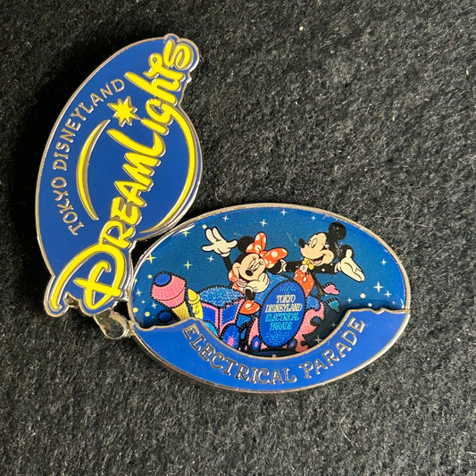 2001 - Mickey and Minnie - Electrical Light Parade - TDL - Hinge - Disney Pin