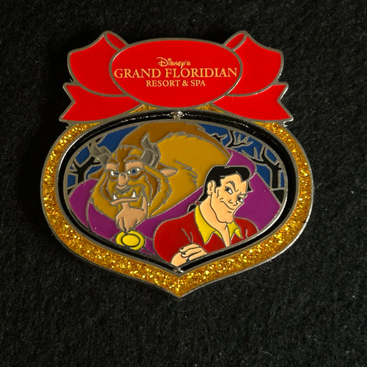 2022 - Gaston and the Beast - Grand Floridian - Spinner - LE 5,000 - Disney Pin