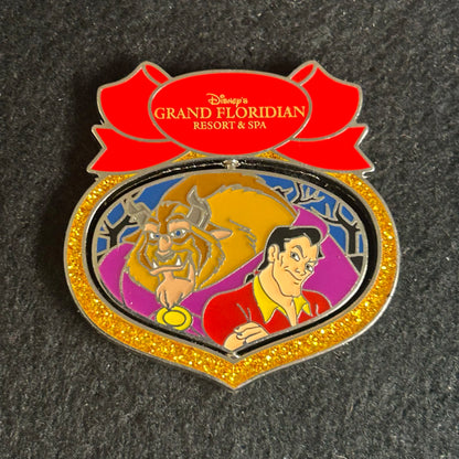 2022 - Gaston and the Beast - Grand Floridian - Spinner - LE 5,000 - Disney Pin