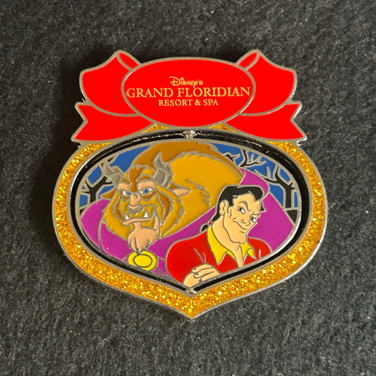 2022 - Gaston and the Beast - Grand Floridian - Spinner - LE 5,000 - Disney Pin