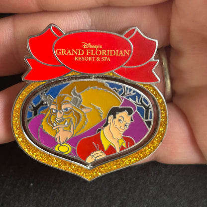 2022 - Gaston and the Beast - Grand Floridian - Spinner - LE 5,000 - Disney Pin